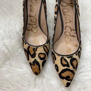 Sam Edelman leopard print heels